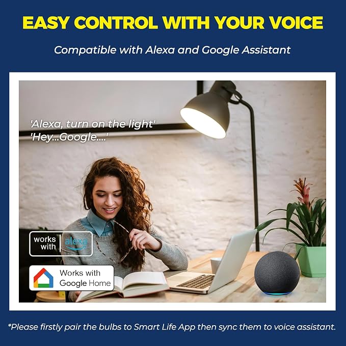 Lightinginside Smart Light Bulbs 100W Equiv., 1350LM 11W Smart Bulb Works - Image 4