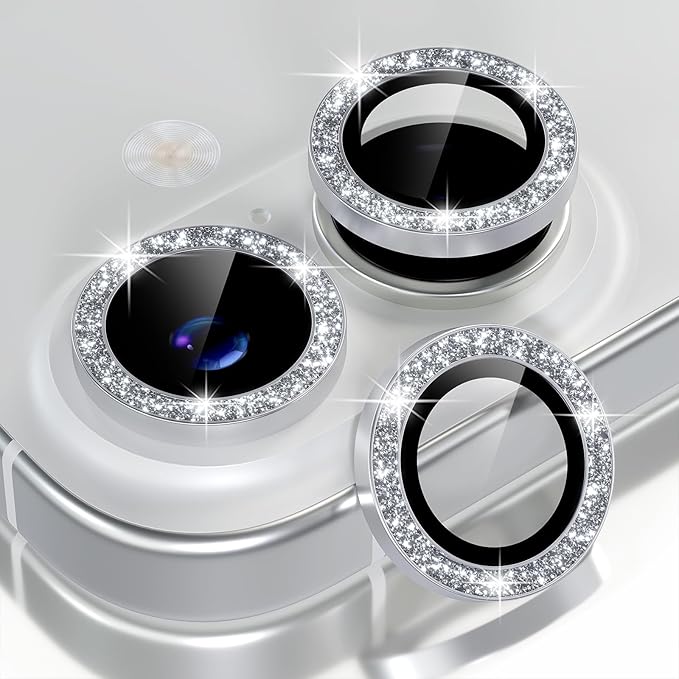 Choiche Compatible for iPhone 17 Camera Lens Protector Bling, 9H Tempered Glass by Choiche