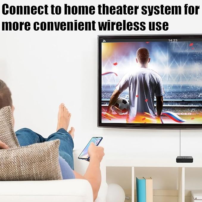 Wireless Audio Receiver, Compatibles With Old Stereo Systems, 10.5cm, B-luetooth Audio Adapter, Portable Music Receiver, Easy Installation And Travel-Friendly, For Driver, Gamers, Traveler Or Home Use