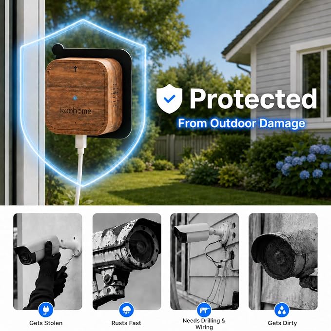 5MP 3K Window Camera for Indoor & Outdoor Home Security, Magnetic Mount - Image 8