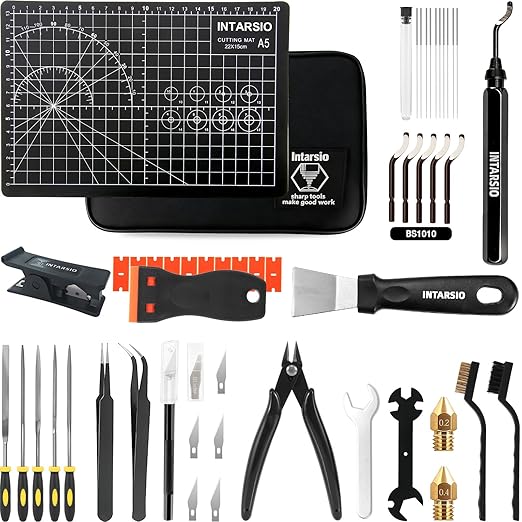 52-in-One 3D Printer Tools Kit, Professional 3D Printer Accessories & by INTARSIO3D