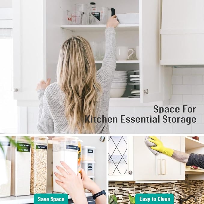 Wall Kitchen Cabinets, White Shaker Cabinet, Wall Mounted, RTA Upper Cabinet, Modern for Kitchen and Bathroom with Door (White, 36" W x 36" H x 12" D)