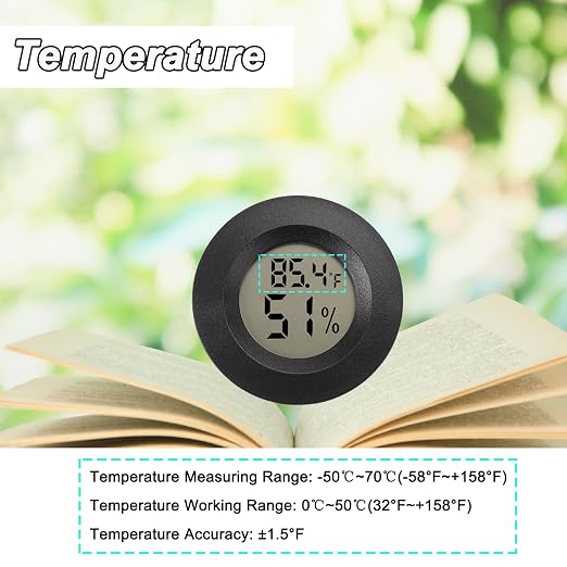 Mini Hygrometer Digital Thermometer Humidity Meter 4 Pack Hygrometer - Image 4