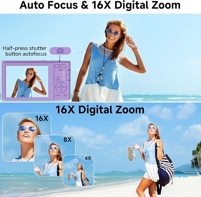 Digital Camera, FHD 4K Compact Cameras - Image 5