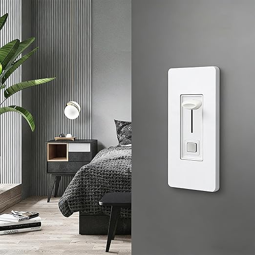 8PCS Dimmer Switch Knob Set | Compatible with Lutron Skylark Models SCL-153P S-600 S-600P S-660PNL S-603P S-603PNL S-603PG S-1000 | Universal Replacement Knobs for Ceiling Lights & Wall Dimmers