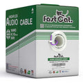 fast Cat. Speaker Wire 16 Guage 4C, UL Listed & CMR/CL3R-FT4 Rated - Speaker Cable w/PVC Jacket, 100% Oxygen-Free Pure Bare Copper - (65) HighFlex 16 Guage Wire - in-Wall Use-500ft Bulk Cable, Purple