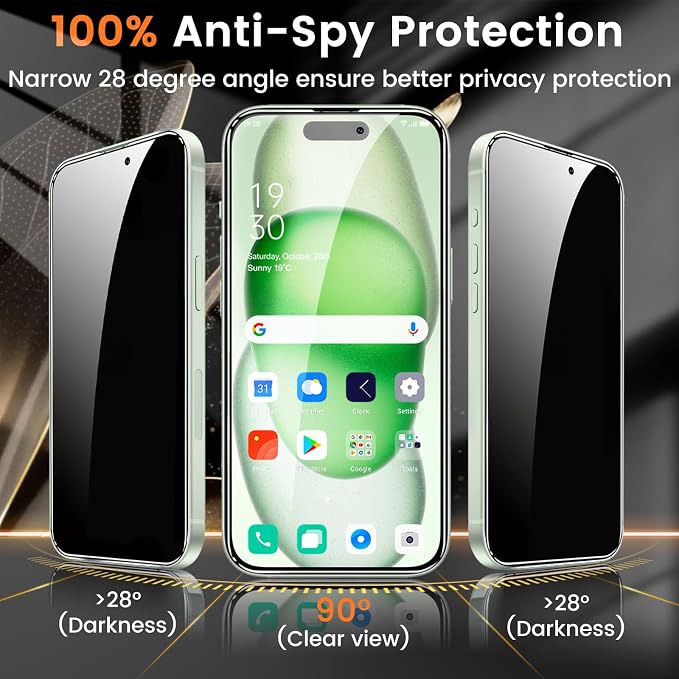 Lesakit 4+4 Pack Privacy Screen Protector - Image 3