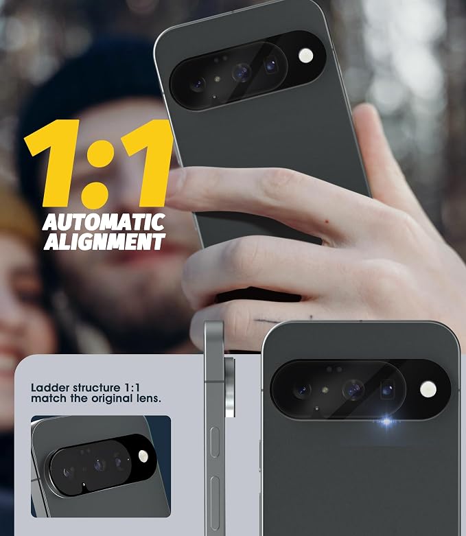 Orzero Camera Lens Protector for Google Pixel 10, Protector de Cámera Tempered - Image 3
