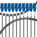 10-Pack - 3m Uniboot LC to LC Armored Fiber Patch Cable, Singlemode 9/125um by Bangun