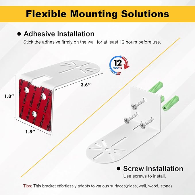 3 Pack Adhesive Metal Nest Camera Mount fits - Image 4