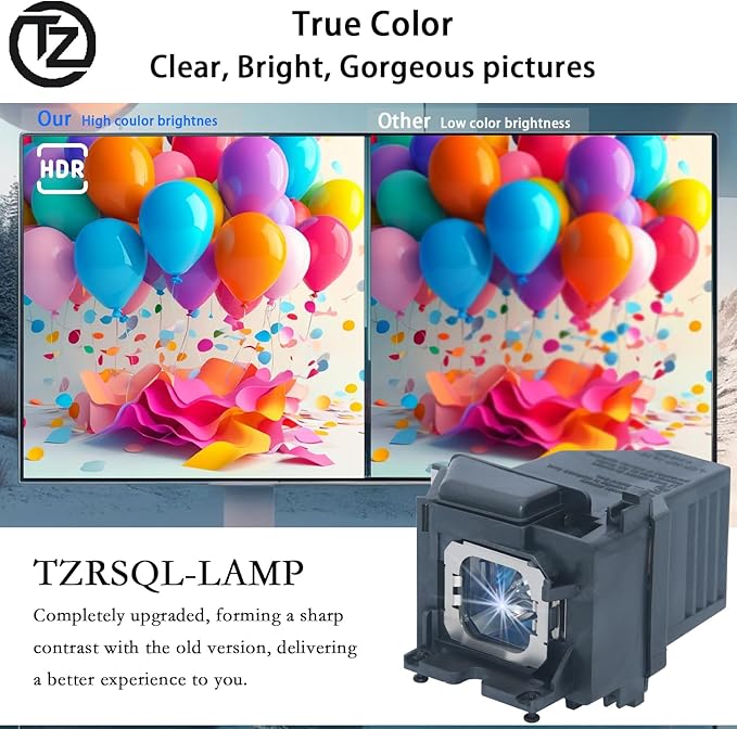 TZRSQL Original LMP-H220 Replacement Projector Lamp Bulb for Sony VPL-VW260ES VPL-VW270ES VPL-VW278ES VPL-VW285ES VPL-VW295ES VPL-VW315N VPL-VW320ES VPL-VW325ES VPL-VW385ES VPL-VW365ES