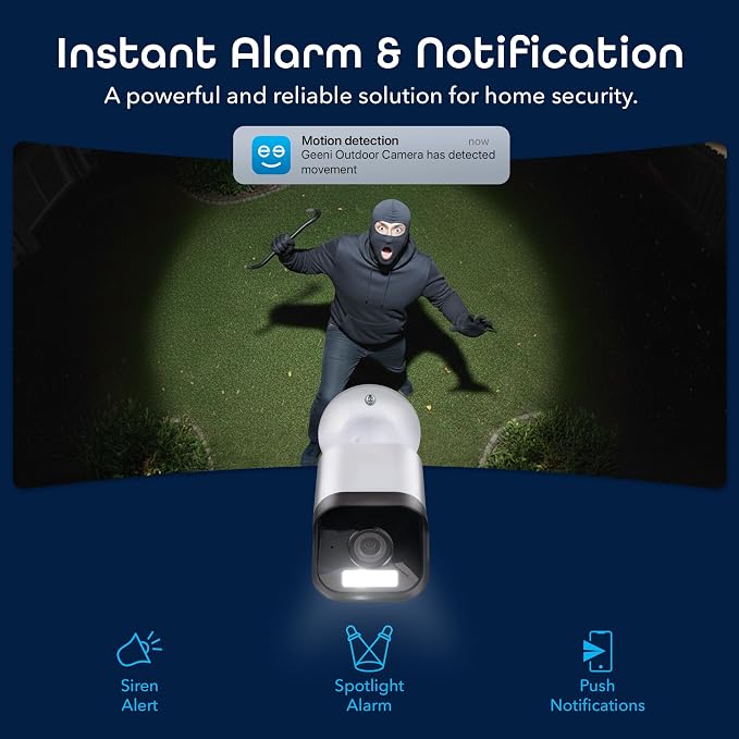 Geeni Hawk 3 4MP Smart Outdoor Security Camera 2-Pack – 2K Ultra HD WiFi - Image 5