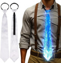 XGOOD Light Up Tie Rechargeable Fiber Optic Fabric Led Tie Light Up Clothes by XGOOD