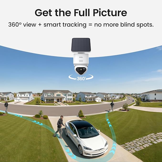 aosu T2 Ultra 4K Security Cameras Wireless Outdoor, 4 Cam Kit, Smart Home - Image 7