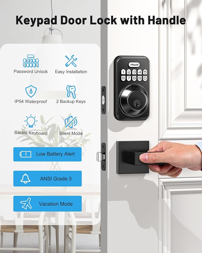 Zowill Keyless Entry Door Lock - Image 5