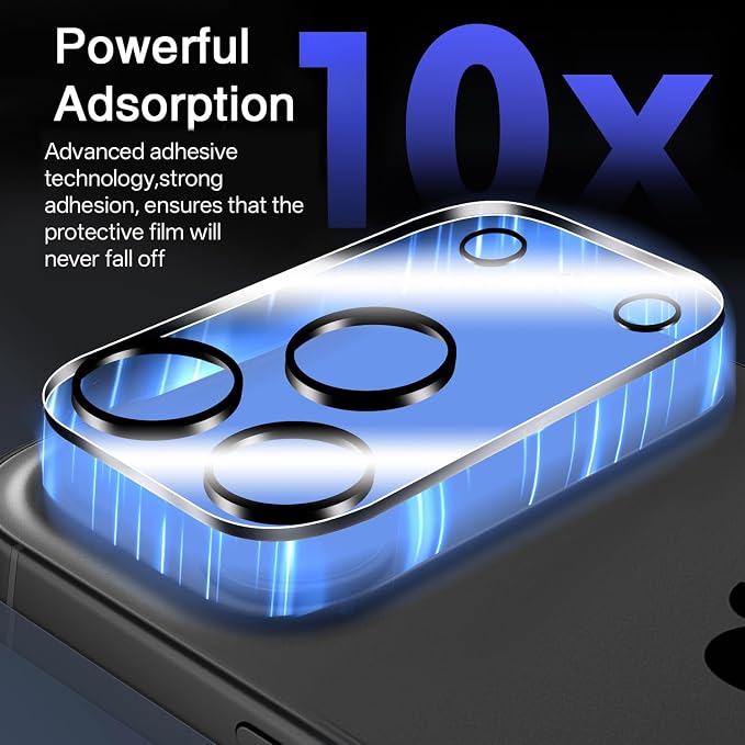 Wiaocit 3 Pack Tempered Glass Camera Lens Protector - Image 3