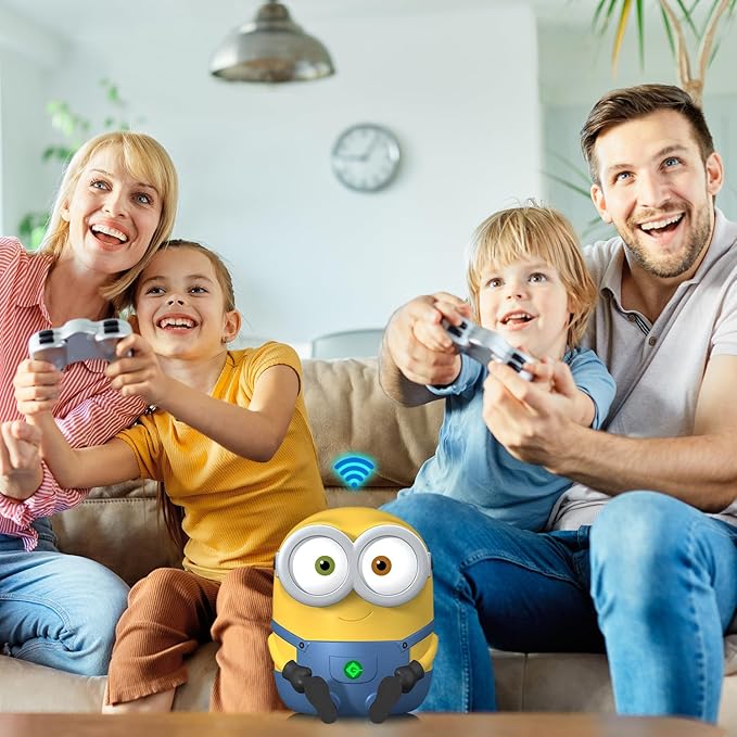 Davolink Minions Series WiFi 6 / 6E Gaming Router WiFi Extender Dual & Tri-Band Gigabit Wireless Internet Mesh System Fast 8K Streaming Low Latency WPA3 Secure Home Wi-Fi (Bob)