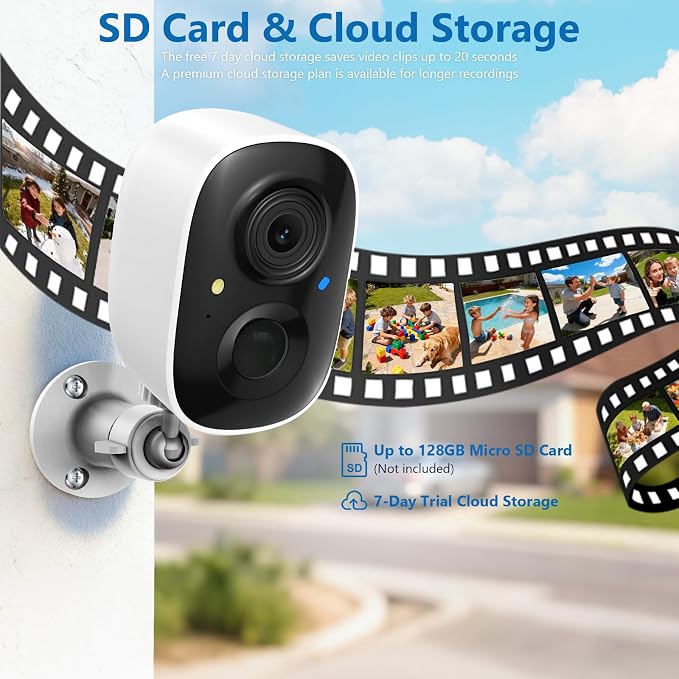 2K FHD Security Camera Wireless OutdoorCamera - Image 6