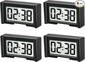 YOUNGFLY 4PCS Small Digital Clock, Vehicle Adhesive Clock by YOUNGFLY