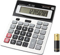 Large Electronic Calculator Counter Solar & Battery Power 12 Digit Display by HIHUHEN