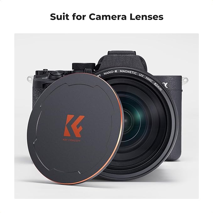 K&F CONCEPT 72mm Thread & Magnetic 2-in-1 Lens Filter Cap Only Compatible - Image 6