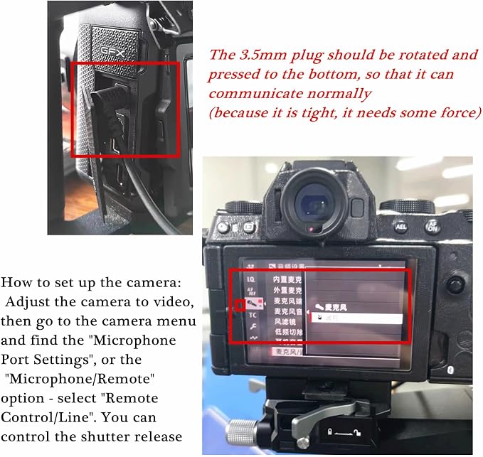 for Fuji gfx100II/GFX100RF Cable Release Wire Shutter Button Shooting - Image 5