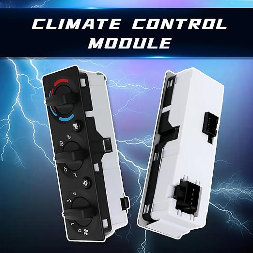 Q21-6119 HVAC A/C Climate Control Module - Compatible with Peterbilt 337 348 379 389 - Replacement Front Panel Switch with Automatic Configuration