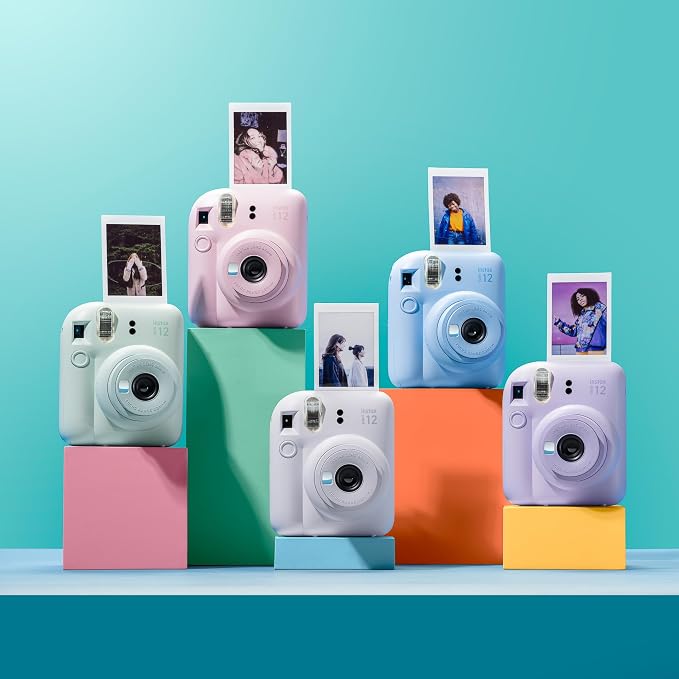 instax mini 12 Camera, Clay White - Image 7