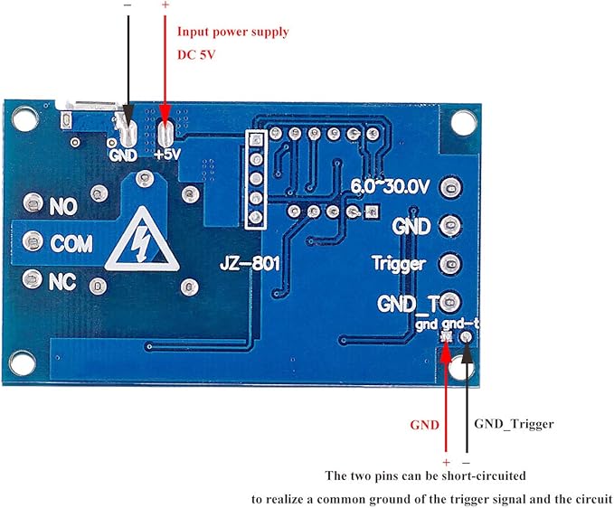 [2 Pack] DC 6-30V Timer Relay Programmable Delay Relay Module Cycle Timer with LED Display / 5V Micro USB, Smart Home Controller