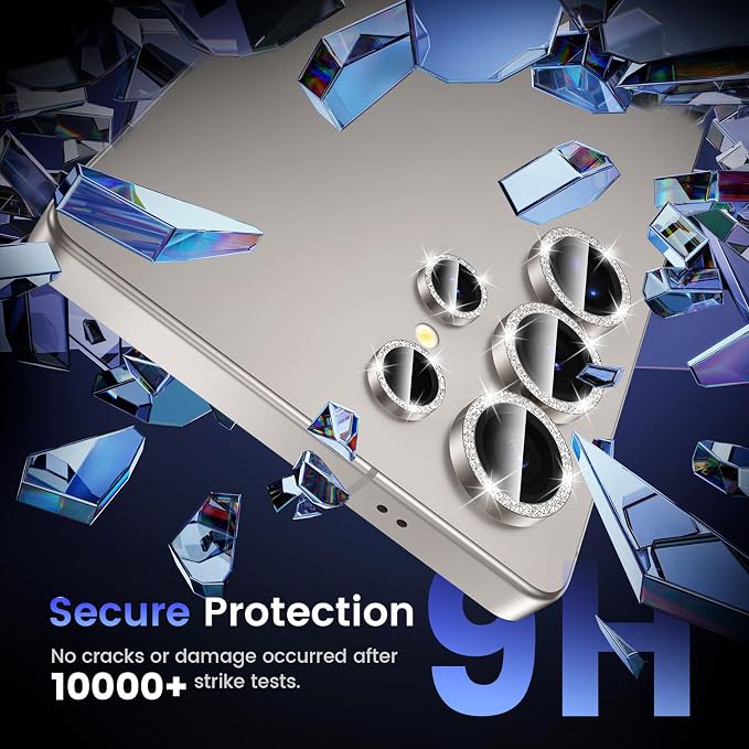 Tensea (3+2PCS Compatible with Samsung Galaxy S25 Ultra Camera Lens Protector - Image 5
