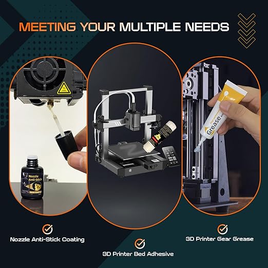 Essential 3D Printing Accessories Kit Includes 3D Printer Glue Sticks Adhesive - Image 2