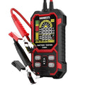 KAIWEETS Car Battery Tester, 12V/24V Automotive Battery Diagnostic Tool, 50-2000 CCA Load Capacity, Digital Battery Analyzer & Voltage Meter for Cars, Trucks, Motorcycles, SUVs, Boats & Marine Use