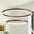 2 Rings Chandelier Modern LED Pendant Light by LUMIFLYModernChandelier
