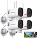 DEKCO 4 Pack Wired Home Camera Outdoor by DEKCO_LIFE