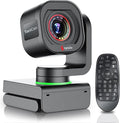 Angetube TrackCam 4K Webcam for PC/Mac - AI Tracking USB 3.0 Streaming Camera with Remote Control, Gesture Control, PTZ, HDR, Microphones, Web Camera for Desktop Computer, Laptop, Meeting, Video Call
