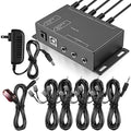 ICESPRING Infrared Repeater System IR Repeater Kit Control Up to 10 Devices Hidden IR System Infrared Remote Control Extender Kit