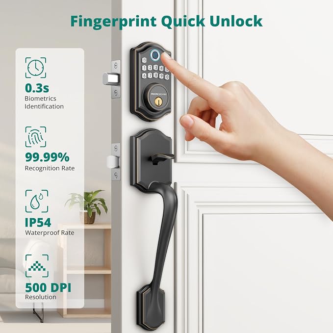 AkaGear DS10 Keyless Entry Door Lock - Image 2