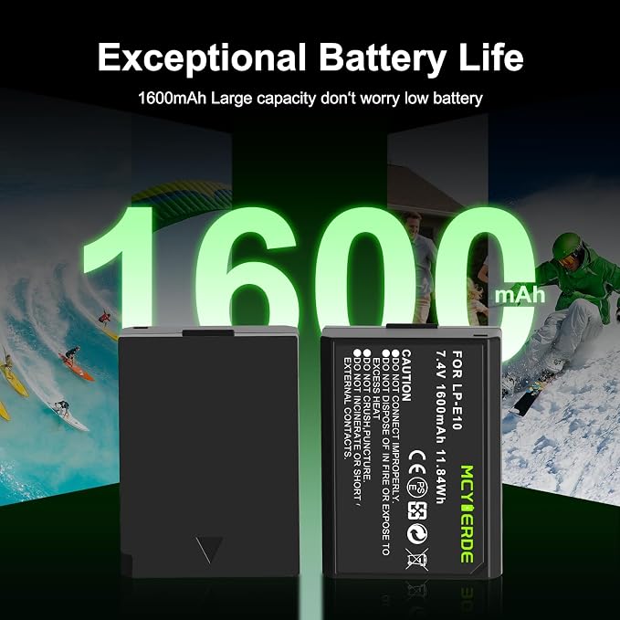 LP-E10 Replacement Battery Compatible - Image 5