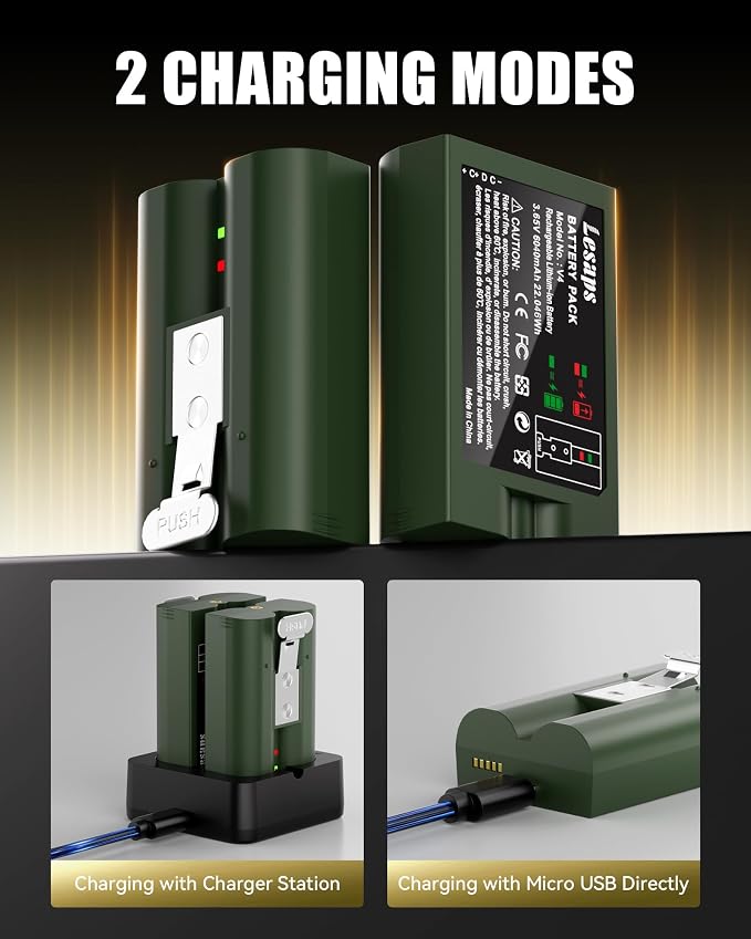 Lesaps 4-Pack Replacement Battery - Image 4
