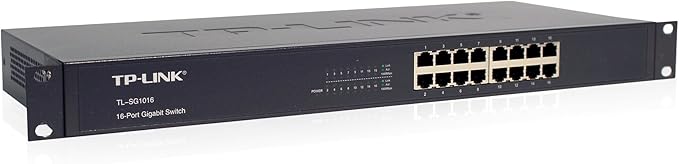 TP-Link TL-SG1016 | 16 Port Gigabit Ethernet Switch | Plug & Play | Sturdy Metal - Image 3