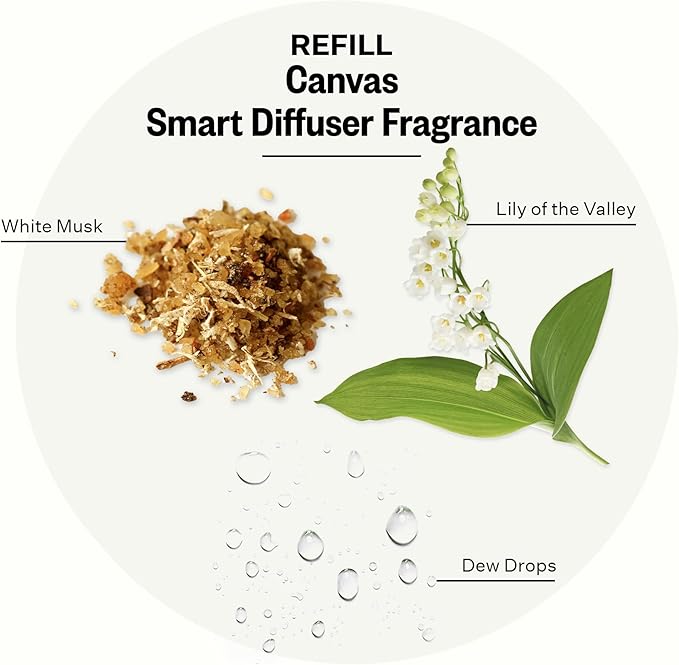 Pura Smart Home Plug-in Diffuser Refills by Apotheke, (Canvas, 2-Pack) - Pura Fragrance Refills - Long-Lasting Aromatherapy Air Freshener Fragrance Products with Perfume-Grade Essential Oils