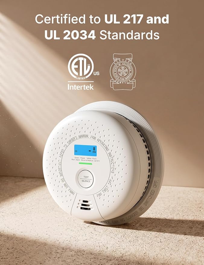 X-Sense Wireless Interconnected Combination Smoke & CO Alarm - Image 2