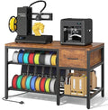 3D Printer Stand with Filament Storage – Heavy Duty Metal 3D Printer Table with by Anrigeail