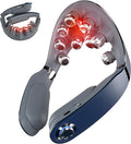 SKG Foldable Neck Massager for Pain Relief Deep Tissue Vibration Cordless Travel Massager,Portable 9D Neck Massager for Office Home Car Birthday Gifts for Men Women Dad Mom Grandpa