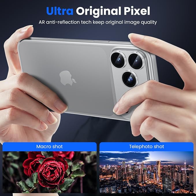 WSKEN for iPhone 17 Pro Max Camera Lens Protector, Metal Aluminum Alloy - Image 2