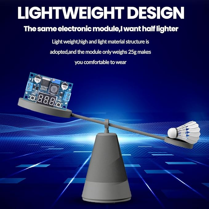 Seloky LM2596 Adjustable DC-DC Step-Down Buck Converter Module with LED Voltmeter Display, Voltage Regulator 4.0-40V Input to 1.25-37V Output Power Supply Module (Pack of 10)
