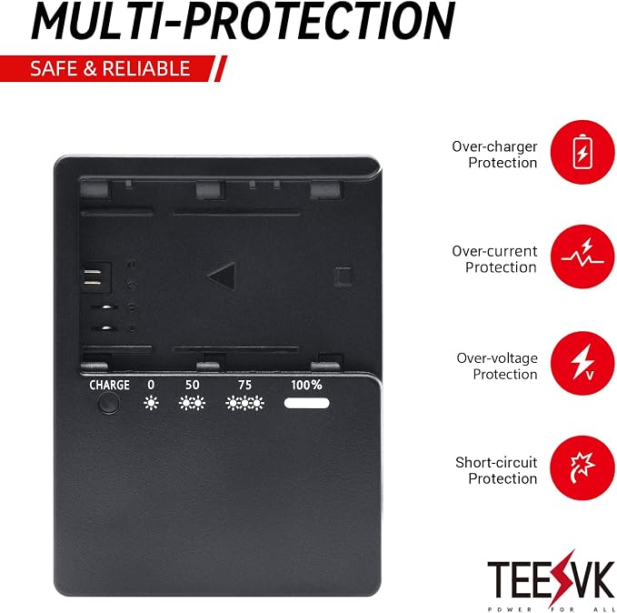 LP-E6 Battery Quick Charger for Canon: Compatible - Image 5