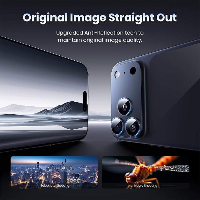 Hoerrye for iPhone 17 Pro Max Camera Lens Protector - Image 4