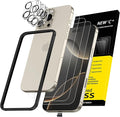 NEW'C 3x for iPhone 16 Pro Screen Protector+ 3x Camera Lens Protector, Sensor by NEWC