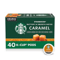 Starbucks K-Cup Coffee Pods, Flavored Hot or Iced Coffee, Caramel, 40 Keurig Pods